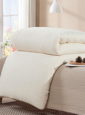 新疆长绒棉被纯棉花被子被芯棉絮垫被2x2.3米双人8斤1.5x2米单u.