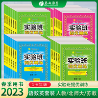 2024秋实验班提优训练大考卷123456上册下册语文数学英语一二三四五六年级人教版苏教北师大译林外研社小学教材同步练习测试卷