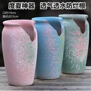 创意缺口大高盆家用多肉植物花盆陶瓷悬崖老桩专用绿植透气土陶罐