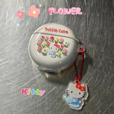 鲜花Kitty适用华为蓝牙耳机套