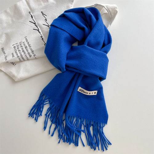 男女简约基础款仿羊绒围巾