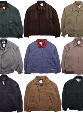 古着vintage原宿街头工装复古经典机车宽松夹克外套男女F23