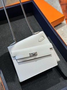 双面凯莉银扣斜挎包