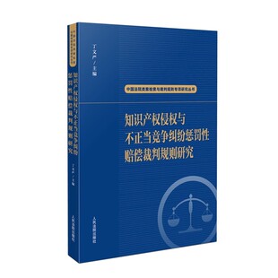 正版知识产权侵权与不正当竞争纠纷惩罚性赔偿裁判规则研究 丁文严 人民法院出版社 教程书籍