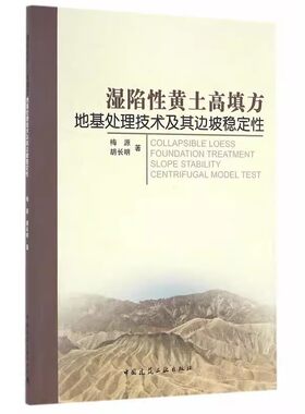 正版湿陷性黄土高填方地基处理技术及其边坡稳定性 中国建筑工业出版社 非饱和土的固结理论 高贴坡合理坡度数值分析 教程书籍