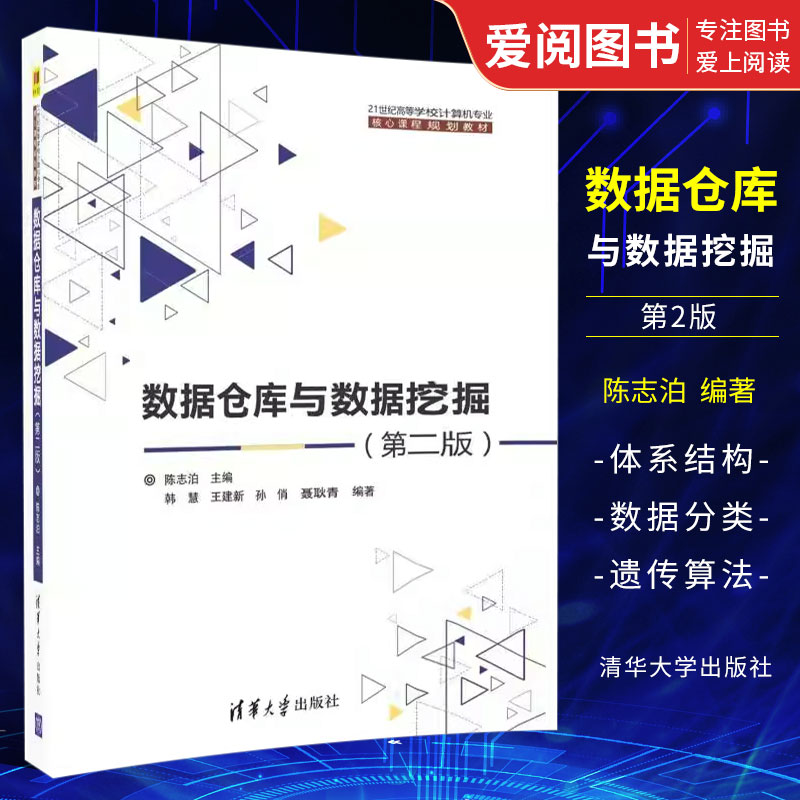 正版数据仓库与数据挖掘 第二版 清华大学出版社 21世纪高等学校计算机专业课程规划教材书籍 书籍/杂志/报纸 数据库 原图主图