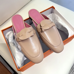 慵懒慢时光#Kelly扣包头拖鞋 小皮包裹穆勒拖鞋平底包头半托春夏