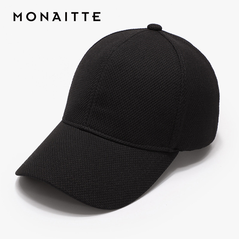 蒙奈特帽子男潮流秋冬男士遮阳帽大头鸭舌帽户外硬顶防晒棒球帽女