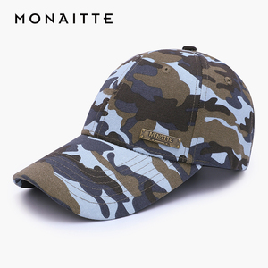 蒙奈特帽子男春夏新款迷彩鸭舌帽潮牌户外防晒遮阳帽四季棒球帽女