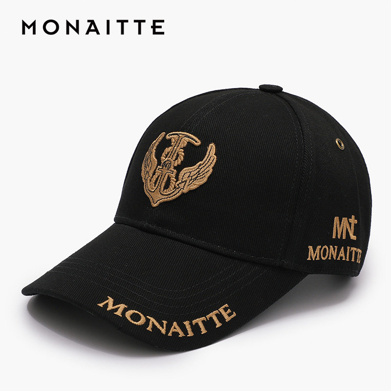 蒙奈特新款时尚刺绣户外棒球帽潮