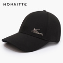 蒙奈特帽子男鸭舌帽秋冬新款 户外遮阳运动防晒休闲太阳帽棒球帽女