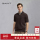 甘特秋冬新款 男士 半拉链短袖 GANT 针织衫 复古休闲通勤百搭针织T恤