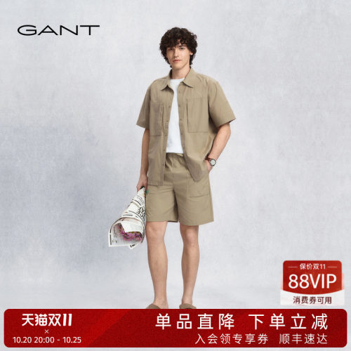 GANT/甘特男士松紧腰休闲短裤