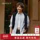 G49衬衫 GANT 甘特25新款 男装 全棉牛津纺纯色上衣通勤条纹衬衣