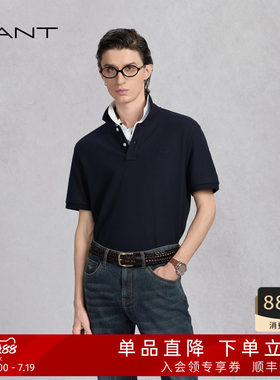 GANT/甘特男士夏季短袖POLO衫