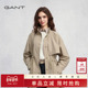 中长款 GANT 甘特秋冬新款 女士风衣宽松极简气质通勤廓形垂感外套