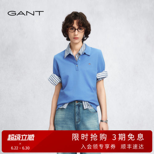 GANT/甘特女士纯棉美式休闲POLO