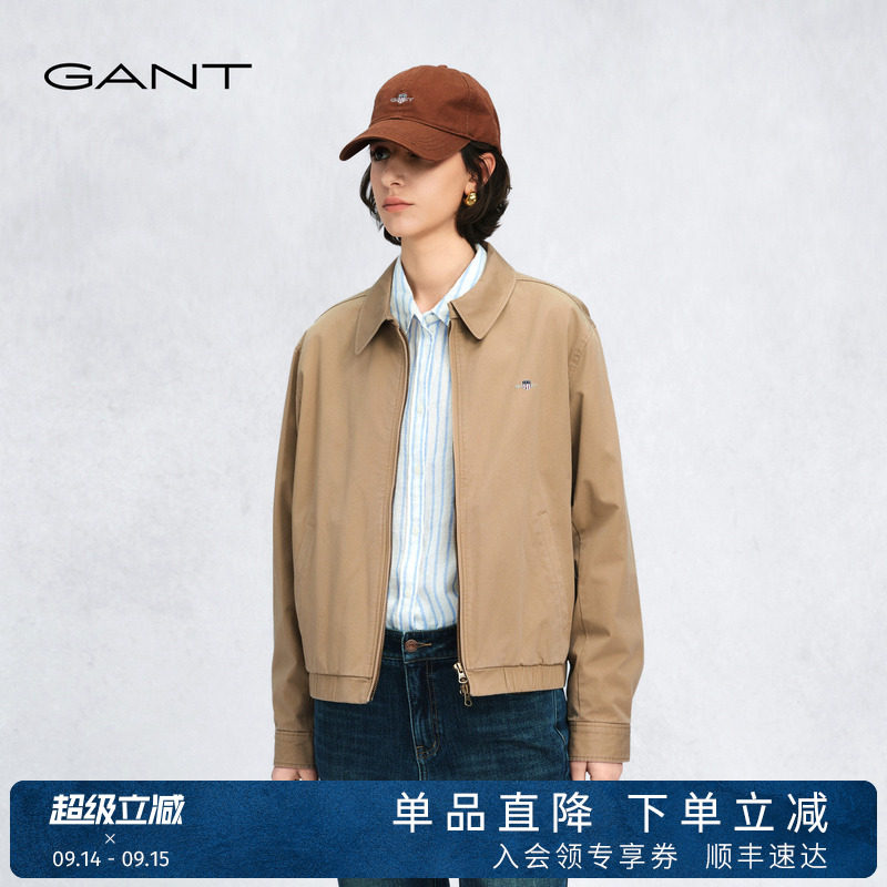 GANT/甘特女士纯棉哈灵顿夹克图片