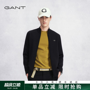 男士 GANT 甘特秋冬季 新款 休闲运动夹克 纯色通勤外套立领简约时尚
