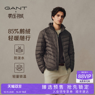 【零压羽绒】GANT/甘特26秋冬男士鹅绒外套700蓬防泼水排骨羽绒服