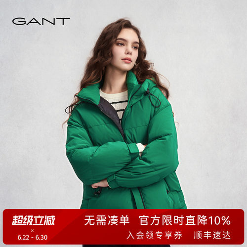GANT/甘特女士短款面包服羽绒服
