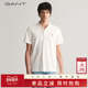 简约通勤T恤纯色舒适翻领短袖 polo衫 甘特新款 男士 100%棉 GANT