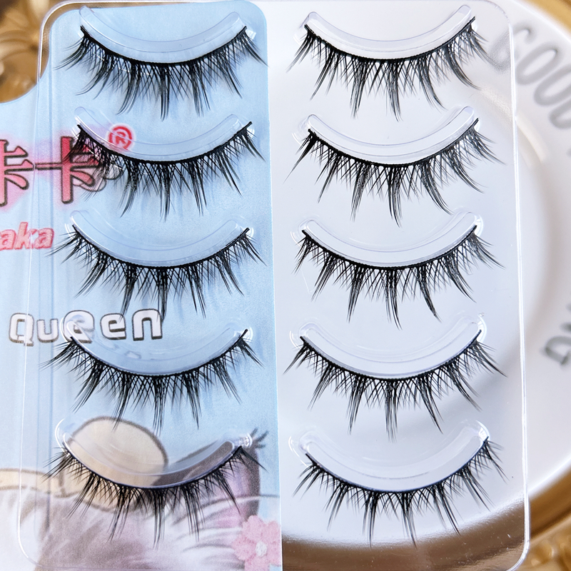 雨卡卡优质纤维漫画恶魔假睫毛