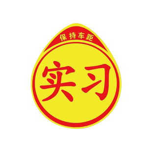 超大新手上路实习车贴加大版女司机粘贴款标志特大号创意搞笑贴纸