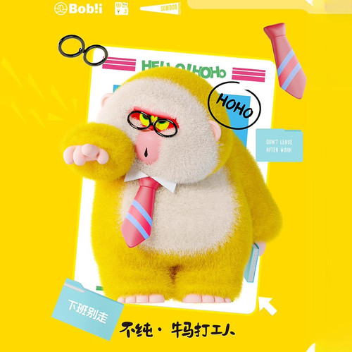 正版HOHO厚厚盲盒第二弹公仔