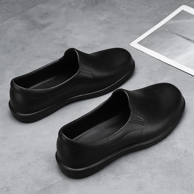 轻便厨房鞋子软底工作鞋不累脚防滑防水防油耐磨男鞋男士厨师专用