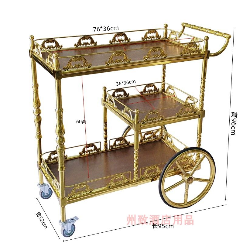 欧式双层酒水车酒店手推车家具别墅红酒车餐厅点心茶水蛋糕服务车,商业/办公家具,客房服务车/布草车,淘宝优惠券,粉丝福利购,淘宝优惠卷