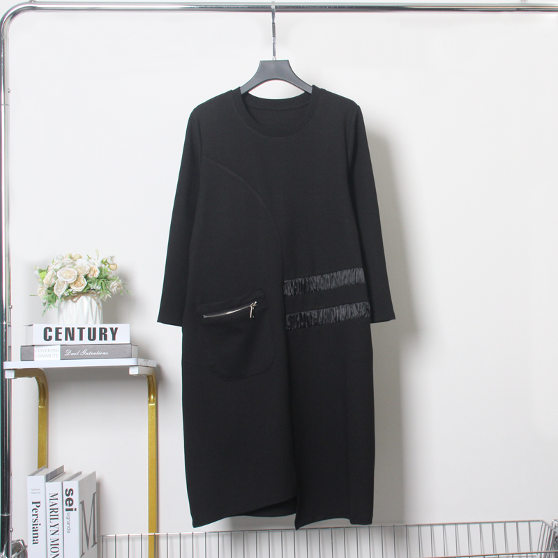 洋气减龄宽松显瘦直筒长裙