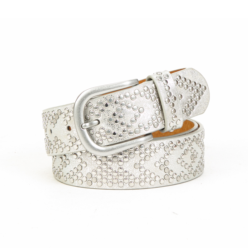 冷兵器欧美朋克风铆钉皮带