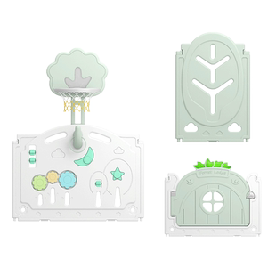 美高熊儿童游戏围栏可折叠安全婴幼儿学步宝宝小片围栏门单片配件