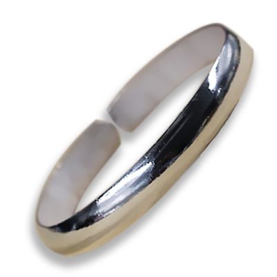 大理寸四银庄银手镯光面贵妃镯