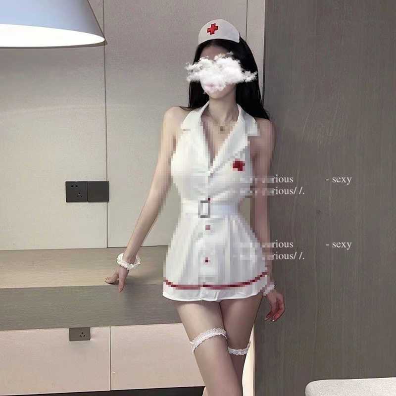 护士cosplay高级感内衣护士服短裙大码夜店女主播服装纯欲风套装图片