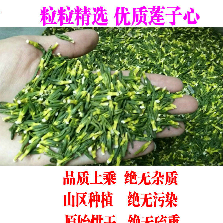 新货福建特级精选建宁莲子心 莲子芯 莲子心茶莲心干货500g无硫熏