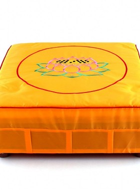 佛具佛堂家用蒲团木架拜椅打坐拜垫拜凳莲花拜佛跪垫禅修垫拜佛i.