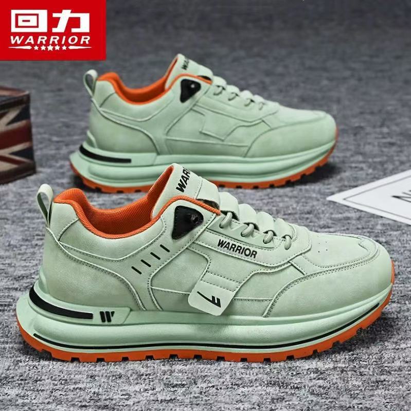 回力男鞋秋季潮流百搭休闲阿甘板鞋一脚蹬运动轻便厚底增高老爹鞋