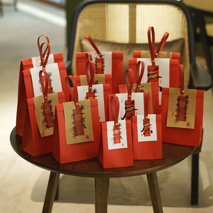 春节新款散茶叶盒简易卡盒福鼎白茶白毫银针茶叶盒伴手礼红茶单枞