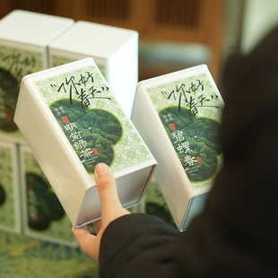 明前龙井茶绿茶叶罐西湖龙井碧螺春雨花茶创意存茶罐信阳毛尖定制