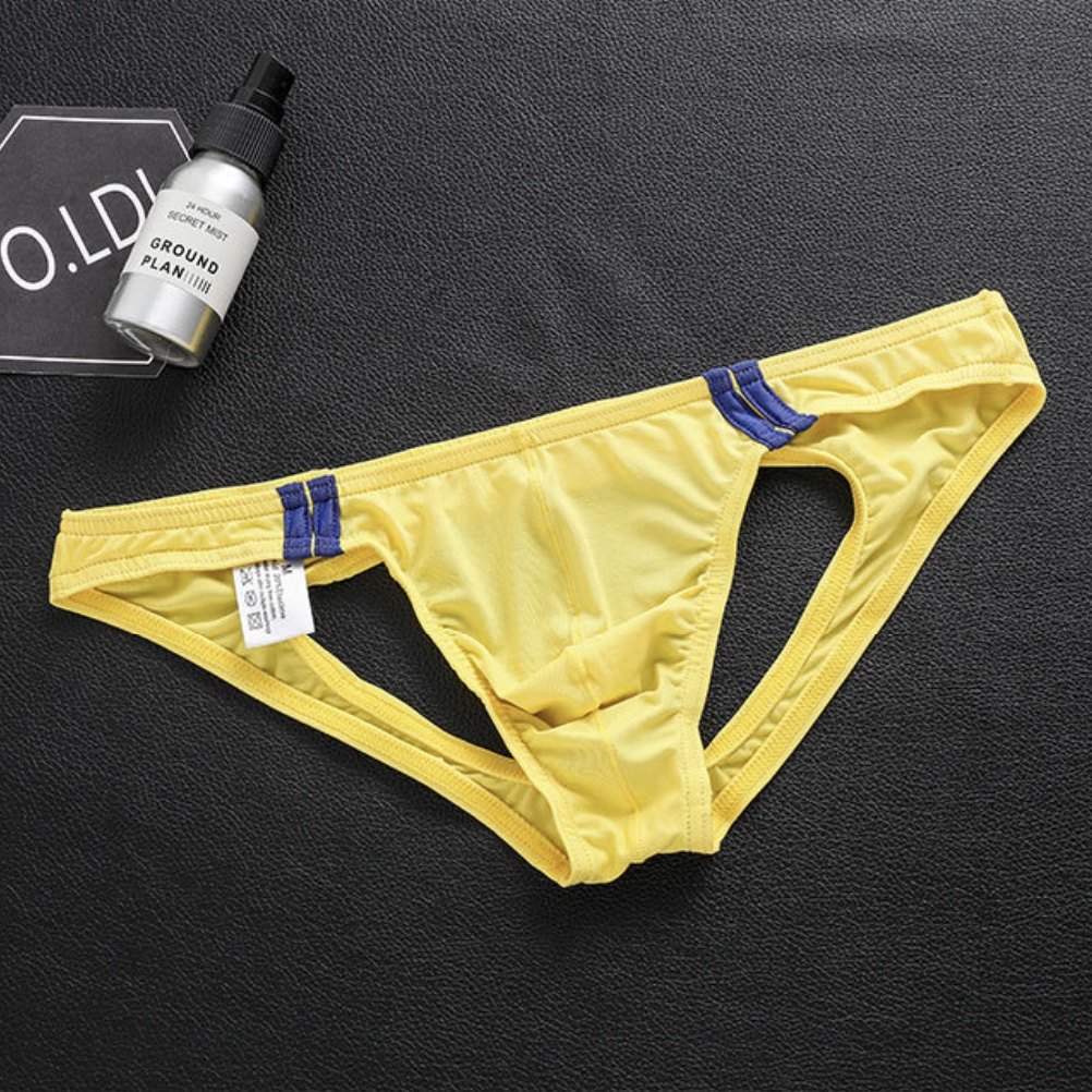 男士三角裤露臀情趣性感时尚个性潮男低腰舒适弹力牛奶丝透气镂空,女士内衣/男士内衣/家居服,男三角内裤,淘宝优惠券,粉丝福利购,淘宝优惠卷