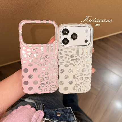 甜酷高级感豹纹波点豹纹适用苹果17手机壳iphone16promax小众防摔保护套15Promax新款