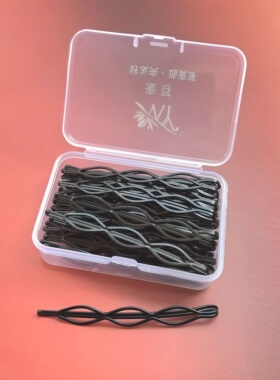 碎发发夹黑色无痕一字夹后脑勺夹子刘海头饰发卡头发夹子网红边夹