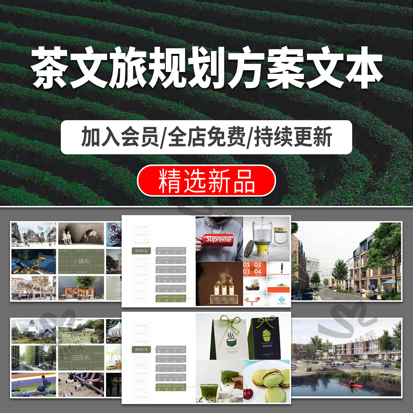 茶文化主题设计方案文本概念项目案例分析茶园规划乡村文旅小镇