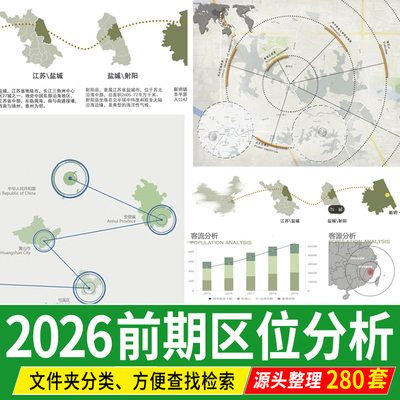 城市规划景观竞赛风灰调小清新前期区位分析图psd源文件ps素材