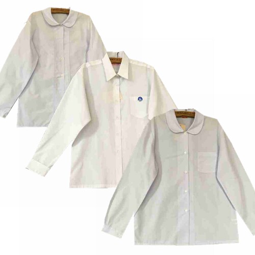 日制白色衬衫水手服中间服夏服