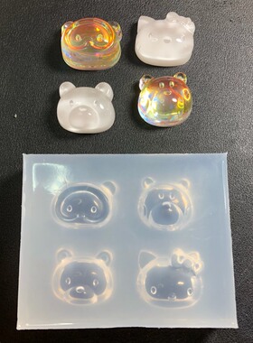 金雅创意diy滴胶太空凯蒂猫模具