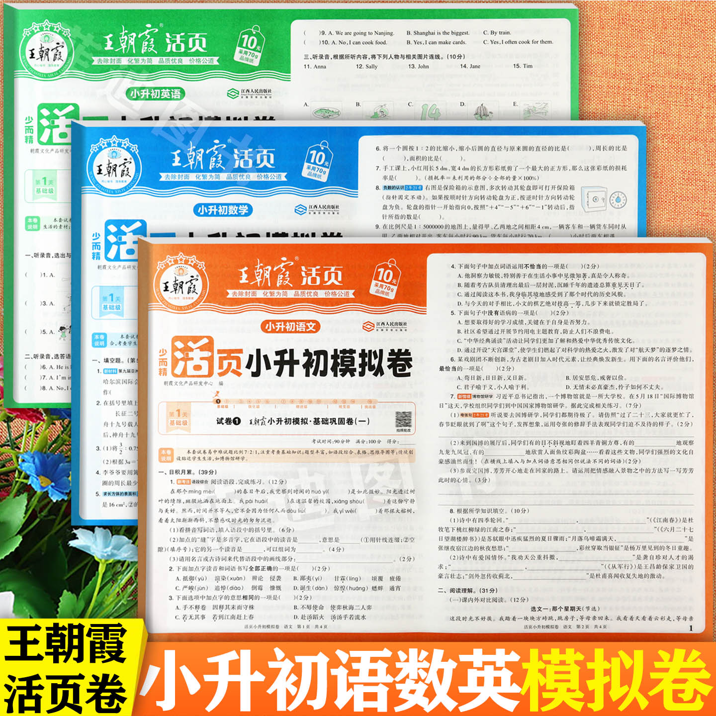 2025新版王朝霞小升初模拟卷活页培优一百分小升初总复习必考题型必刷卷暑假衔接六年级小升初复习资料小升初满分备考高频押题卷