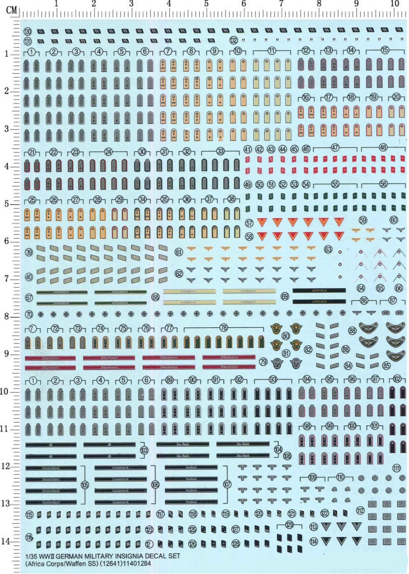 1/35 德国兵人头盔臂章肩章水贴纸 12641,模玩/动漫/周边/娃圈三坑/桌游,模型制作工具/辅料耗材,淘宝优惠券,粉丝福利购,淘宝优惠卷